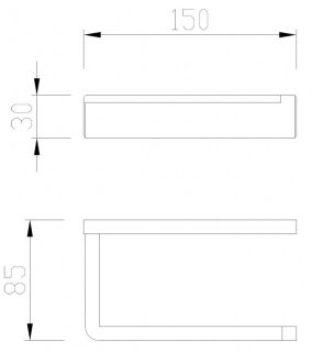 Бумагодержатель ABBER Westen AA1731 хром