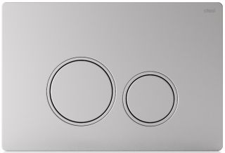 Кнопка смыва Ctesi Round BK0202123 хром матовый