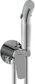 Смеситель с гигиеническим душем Cersanit FLAVIS встраиваемый, однорычажный 64104