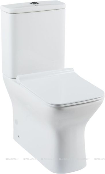 Унитаз-компакт Aquanet Rimless Cube-C CL-12248B 210759 белый