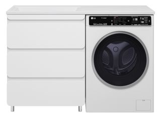 Напольная тумба под раковину Misty Чегет под стиральную машину 70см белый