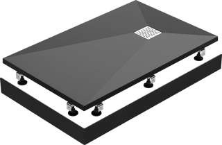 Экран Good Door Flow ЧЕРНЫЙ 1600x900