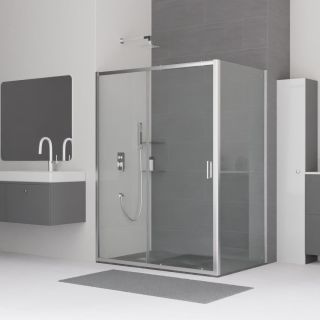 Душевой уголок RGW CL-48 (CL-14 + Z-050-1) 32094894-011 140x90см хром