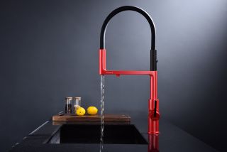 Смеситель для кухни Paulmark Tornado To213402-Fi пламя