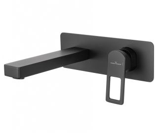 Встраиваемый смеситель для раковины Wonzon & Woghand Frame WW-88869010-MB чёрный матовый