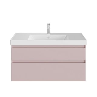 Тумба под раковину Kerama Marazzi Cubo CUB.100.2\MAL 100 см мальва матовая