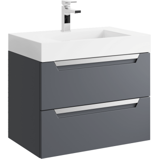 Тумба под раковину Aqwella Cube 70см серый CUB0107GR