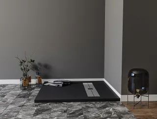 Душевой поддон Aquanet Delight 258896 90x90 см чёрный