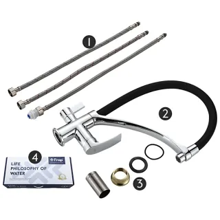 Смеситель для кухни Frap F4369 хром