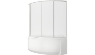 Акриловая ванна Bas Фэнтази 150x88 см правая без гидромассажа