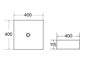 Раковина чаша Bronze de Luxe Golden Meadow 1063, зеленый
