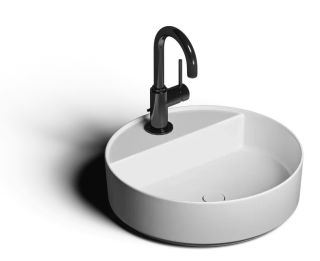 Раковина накладная by Deonria Delis 45см белый