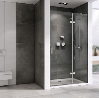 Душевая дверь ABBER Zart 90см хром AG08090