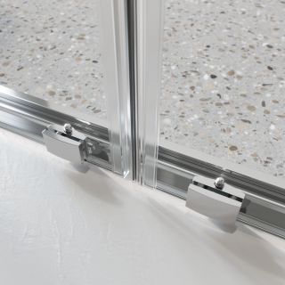 Душевая дверь BelBagno LUCE-BF-2-150-C-Cr хром