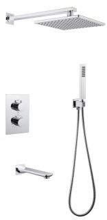 Душевая система ABBER Weiss Insel с термостатом хром AF8050