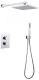 Душевая система ABBER Weiss Insel с термостатом хром AF8051