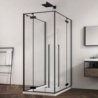 Душевой уголок ABBER Eins AG06099B 90x90см чёрный