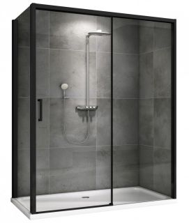 Душевой уголок ABBER Komfort AG93120B-S102B 120x100см чёрный