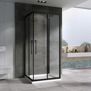 Душевой уголок ABBER Schwarzer Diamant 100x100см AG02100BH-S100B