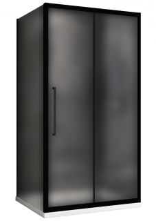 Душевой уголок ABBER Schwarzer Diamant AG30100BMH-S80BM 100x80см чёрный