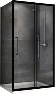 Душевой уголок ABBER Schwarzer Diamant 110x100см AG30110BH-S100B