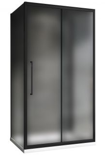 Душевой уголок ABBER Schwarzer Diamant AG30110BMH-S80BM-S80BM 110x80см чёрный