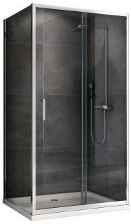 Душевой уголок ABBER Schwarzer Diamant AG301205-S805 120x80см хром