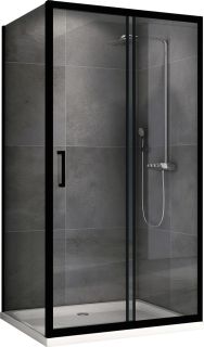 Душевой уголок ABBER Schwarzer Diamant 160x90см чёрный AG30160B-S90B