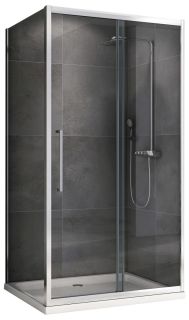 Душевой уголок ABBER Schwarzer Diamant AG30120H-S75 120x75см хром