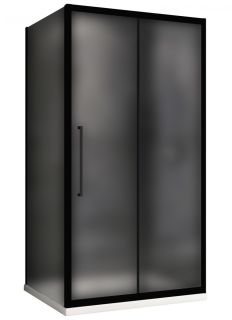 Душевой уголок ABBER Schwarzer Diamant AG30130BMH-S100BM 130x100см чёрный