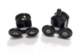 Душевой уголок ABBER Schwarzer Diamant AG30140BH-S50B-S50B 140x50см чёрный