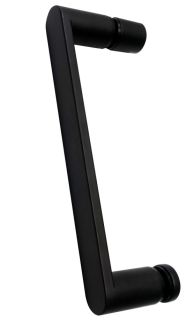 Душевой уголок ABBER Sonnenstrand 100x70см чёрный AG04100B-S70B