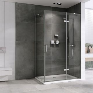 Душевой уголок ABBER Zart 90x80см хром AG08090-S81