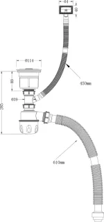 Мойка кухонная DQ  DKS604506 графит