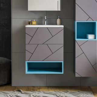 Ниша для пенала Бриклаер Кристалл 4627125414855 60 см муссон