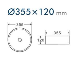 Раковина накладная DQ Matrix DT1391504 35см розовый матовый