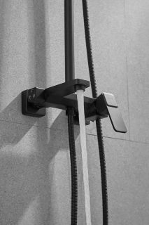 Душевая стойка Shevanik S9736H чёрный