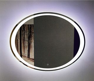 Зеркало с подсветкой Continent Credo ЗЛП84 с сенсорным выключателем 90см