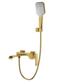 Смеситель для ванны Raglo R02.30.03 золотой сатин