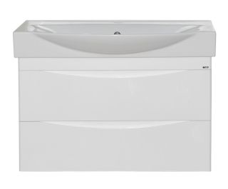 Подвесная тумба под раковину Misty Элвис 85см белый