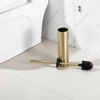 Настенный ёршик для унитаза Gappo G903-3 золотой сатин