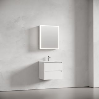 Зеркальный шкаф с подсветкой Sancos Evoke SC8060 60 см серый