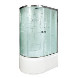 Душевая кабина Deto ЕМ4511 R с гм. и эл. 110х80х220 см