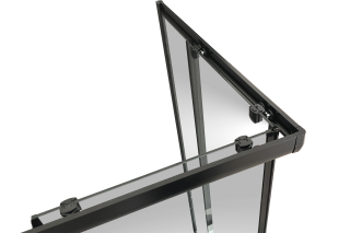 Душевой уголок Royal Bath HPD 120x80см чёрный RB8120HPD-T-BL