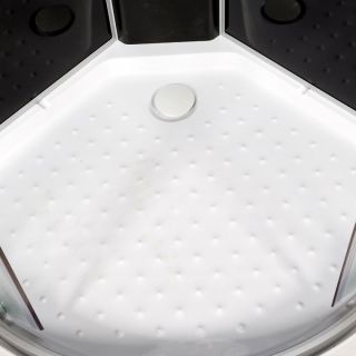 Душевая кабина Deto L 801 N без крыши BLACK 100х100х200 см