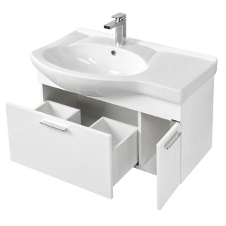 Тумба под раковину Акватон Инди 80см белый 1A188401ND010