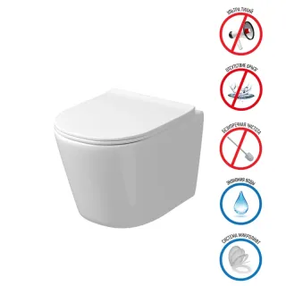 Унитаз подвесной Grossman Торнадо GR-4477SQ
