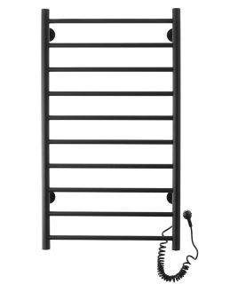 Полотенцесушитель электрический Domoterm Аврора DMT 109-10 50x90 EK R чёрный