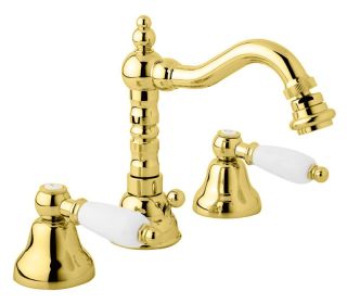 Смеситель для биде на три отверстия, золото Cezares FIRST-BBS2-03/24-Bi