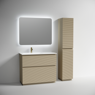 Тумба напольная под раковину Sancos Folk Floor FL100FLCP левая 100 см капучино